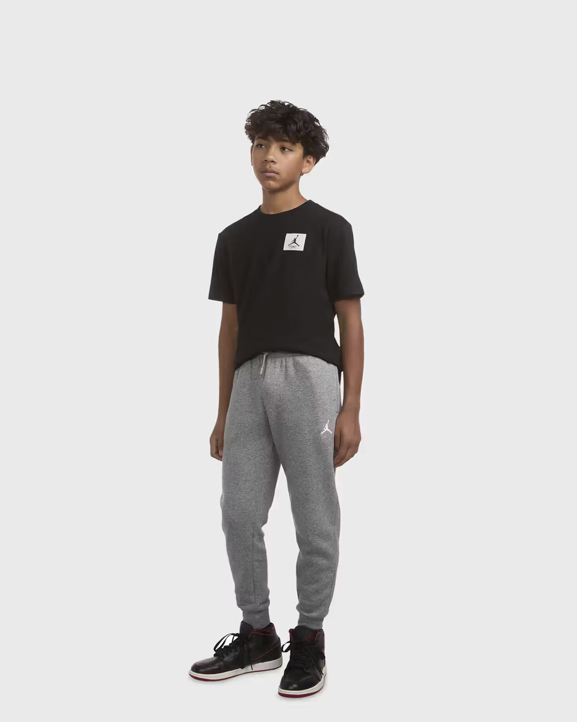 PANTALONI RAGAZZO JORDAN BROOKLYN FLEECE ESSENTIAL – GRIGIO