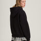 FELPA DONNA VANS SALTON CON CAPPUCCIO E ZIP – NERO