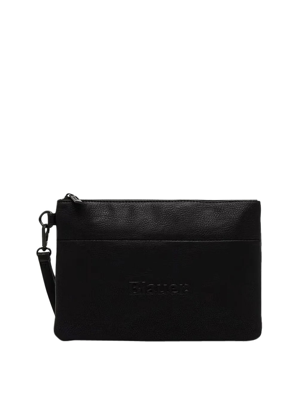 POCHETTE UOMO BLAUER BROAD IN ECOPELLE – NERO
