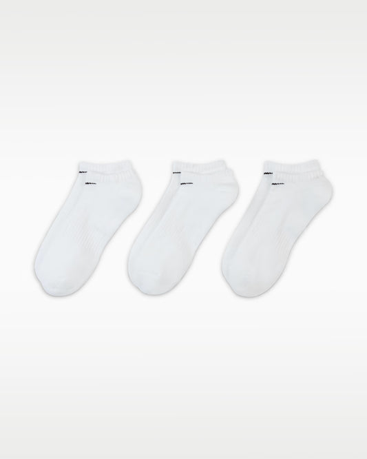 CALZE UNISEX NIKE EVERYDAY CUSHIONED 3 PACK – BIANCO