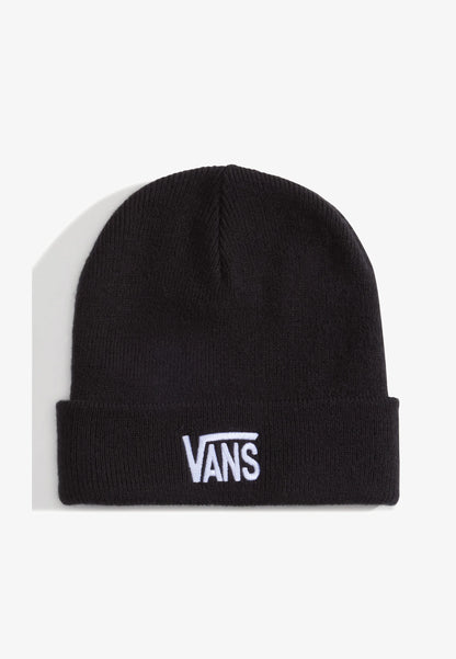 BERRETTO UOMO VANS STRETCH LOGO TALL CON RISVOLTO – NERO