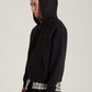 FELPA DONNA VANS SALTON CON CAPPUCCIO E ZIP – NERO