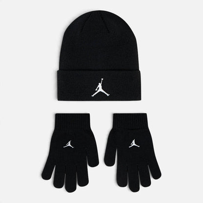 SET BAMBINO JORDAN ESSENTIALS CUFFIA E GUANTI – NERO