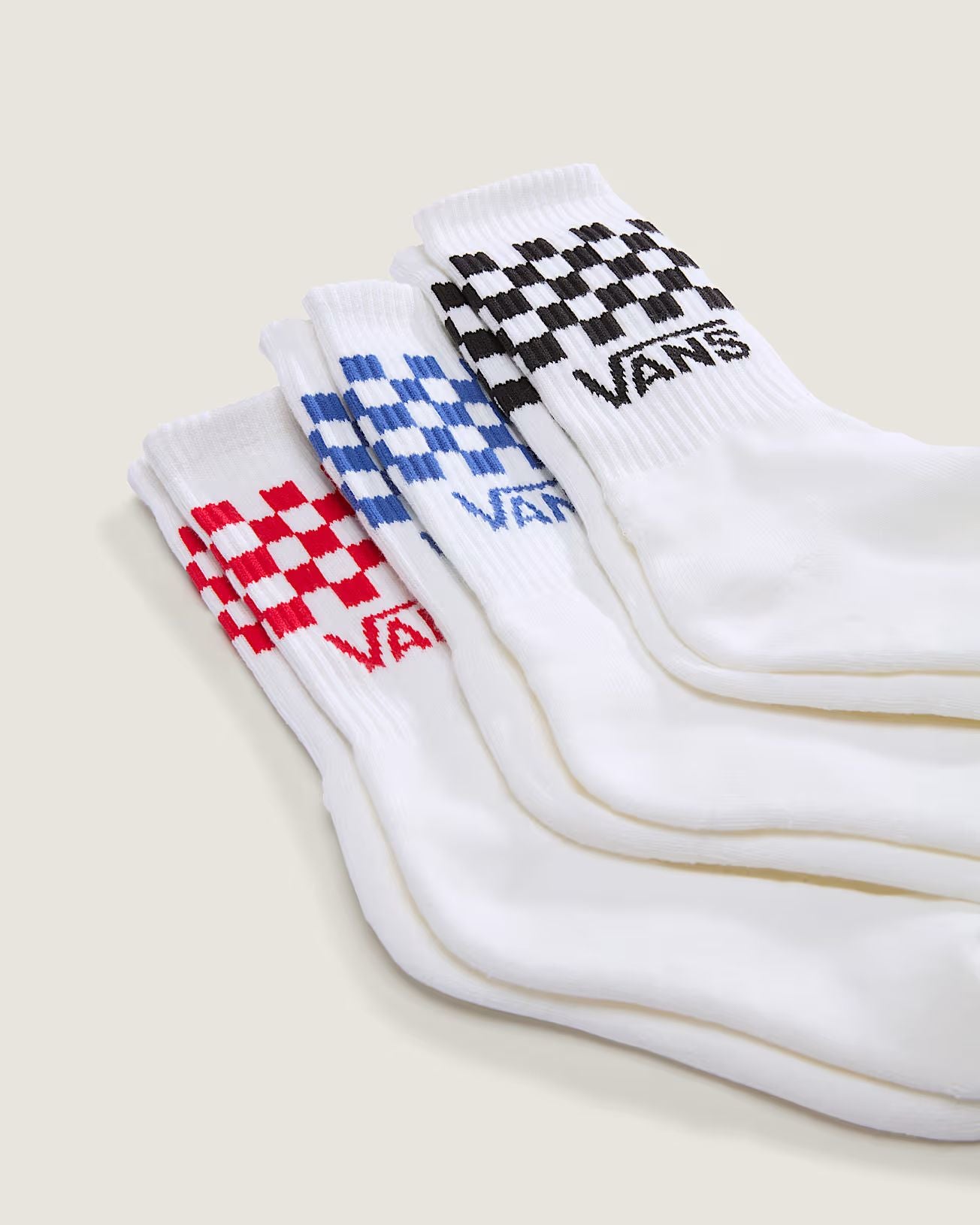 CALZE  CREW CHECKERBOARD 3 PAIRS