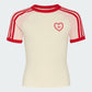 T-SHIRT GIRLS 3 STRIPES SLIM HEART