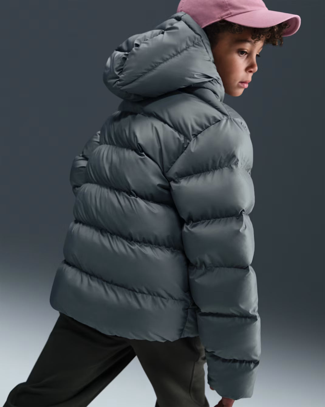 GIUBBOTTO RAGAZZO NIKE THERMA-FIT ALL DAY PLAY PUFFER – GRIGIO
