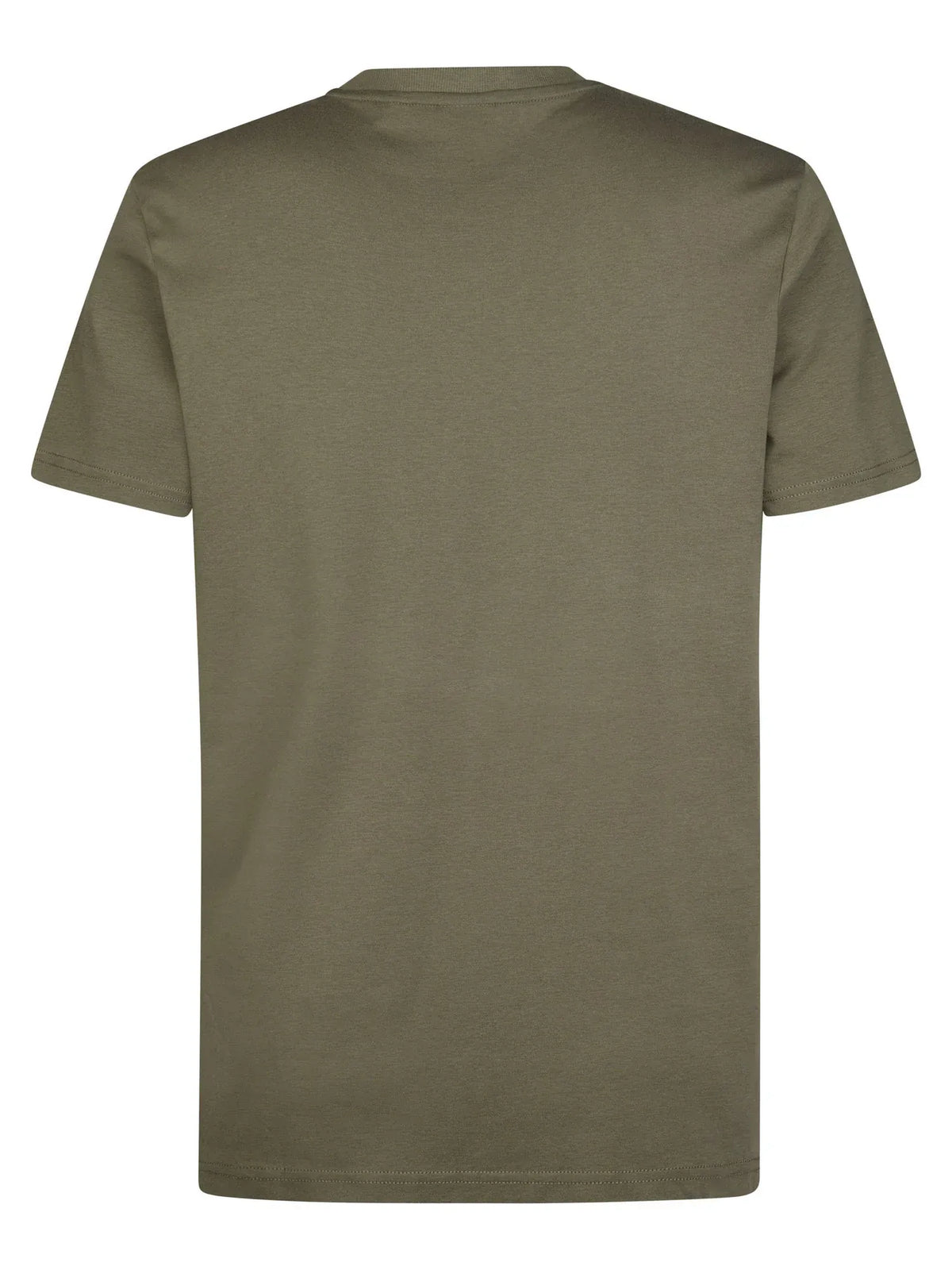 T-SHIRT UOMO IN COTONE PETROL INDUSTRIES MOSSY STONE– REGULAR FIT CON STAMPA PETTO