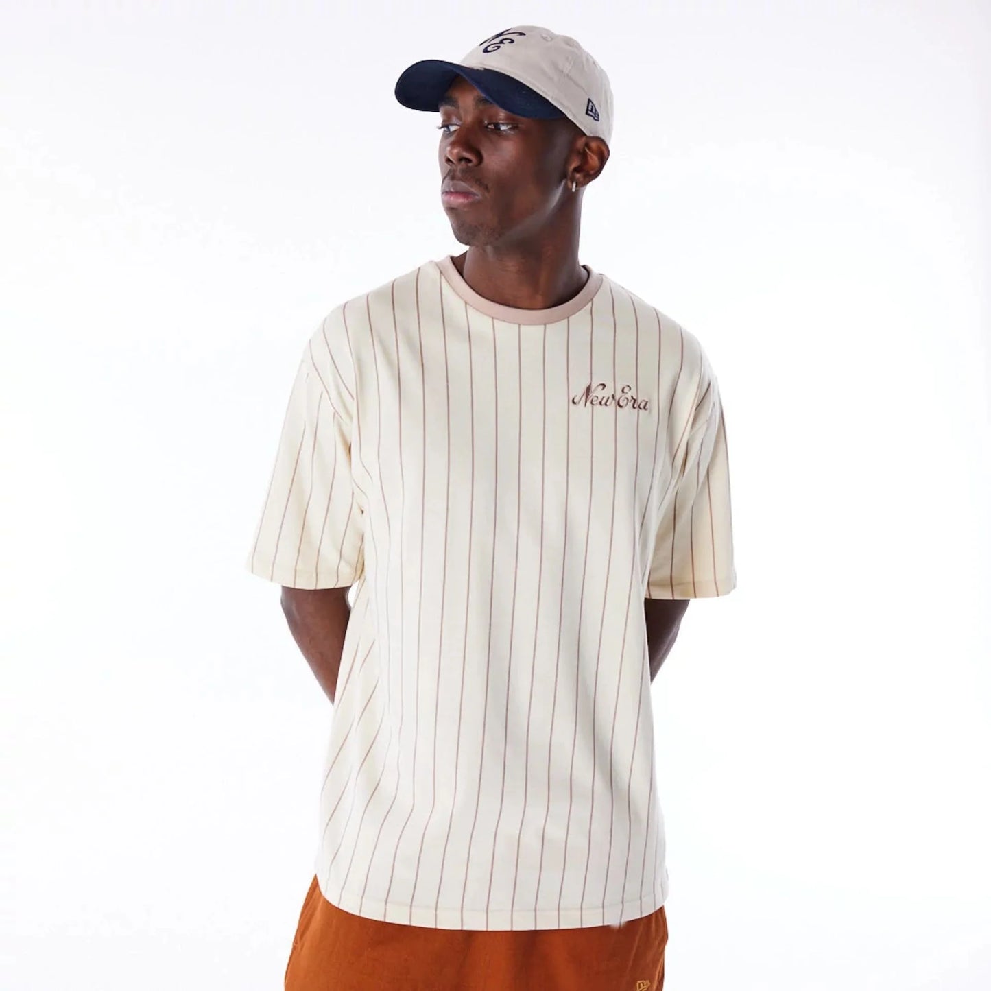 T-SHIRT OVERSIZE PINSTRIPE