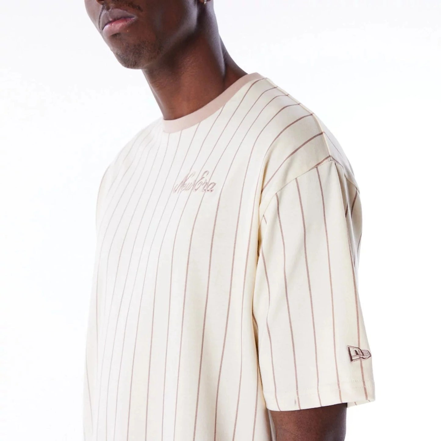 T-SHIRT OVERSIZE PINSTRIPE