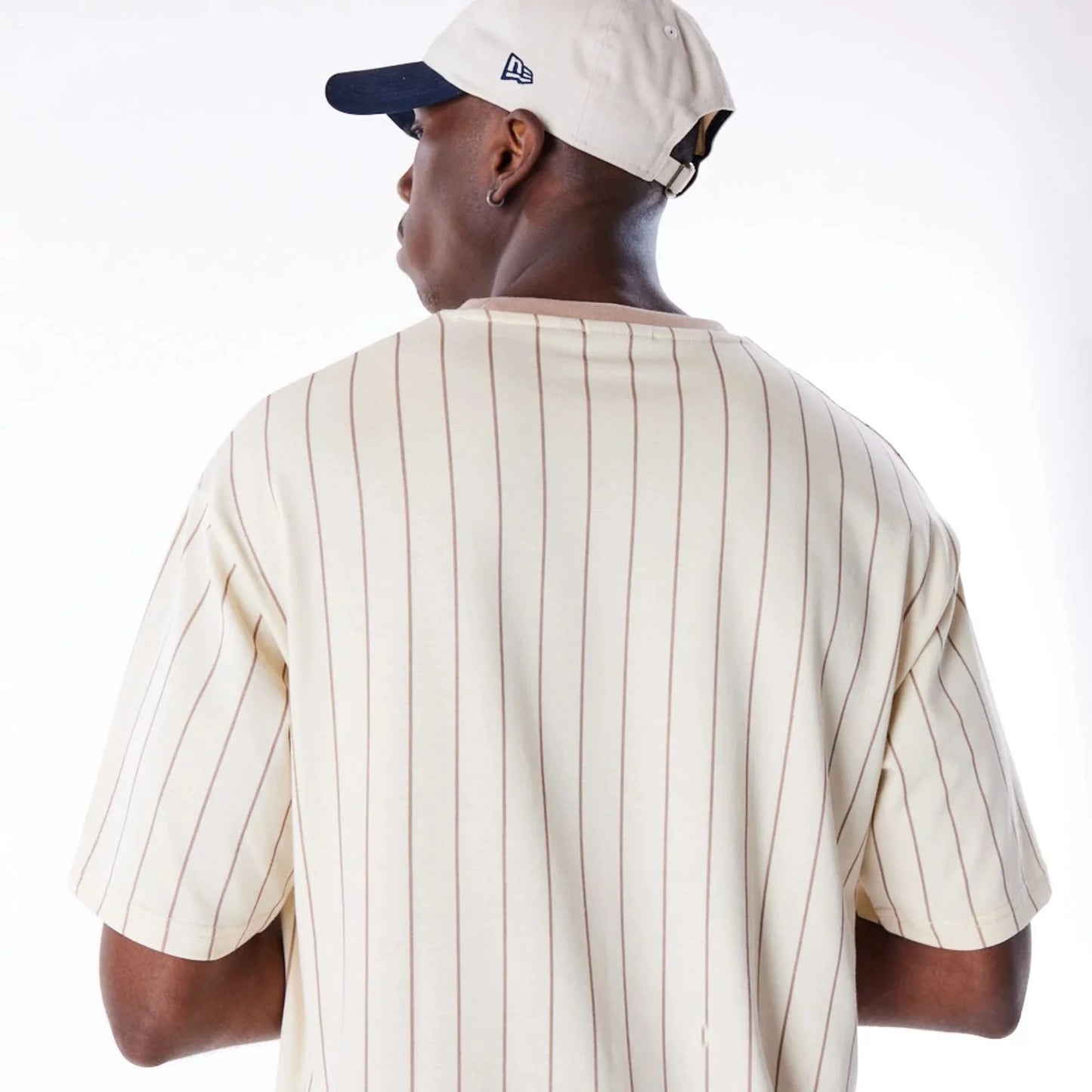 T-SHIRT OVERSIZE PINSTRIPE