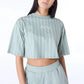 T-SHIRT PINSTRIPE CROP