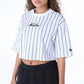 T-SHIRT PINSTRIPE CROP