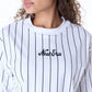 T-SHIRT PINSTRIPE CROP