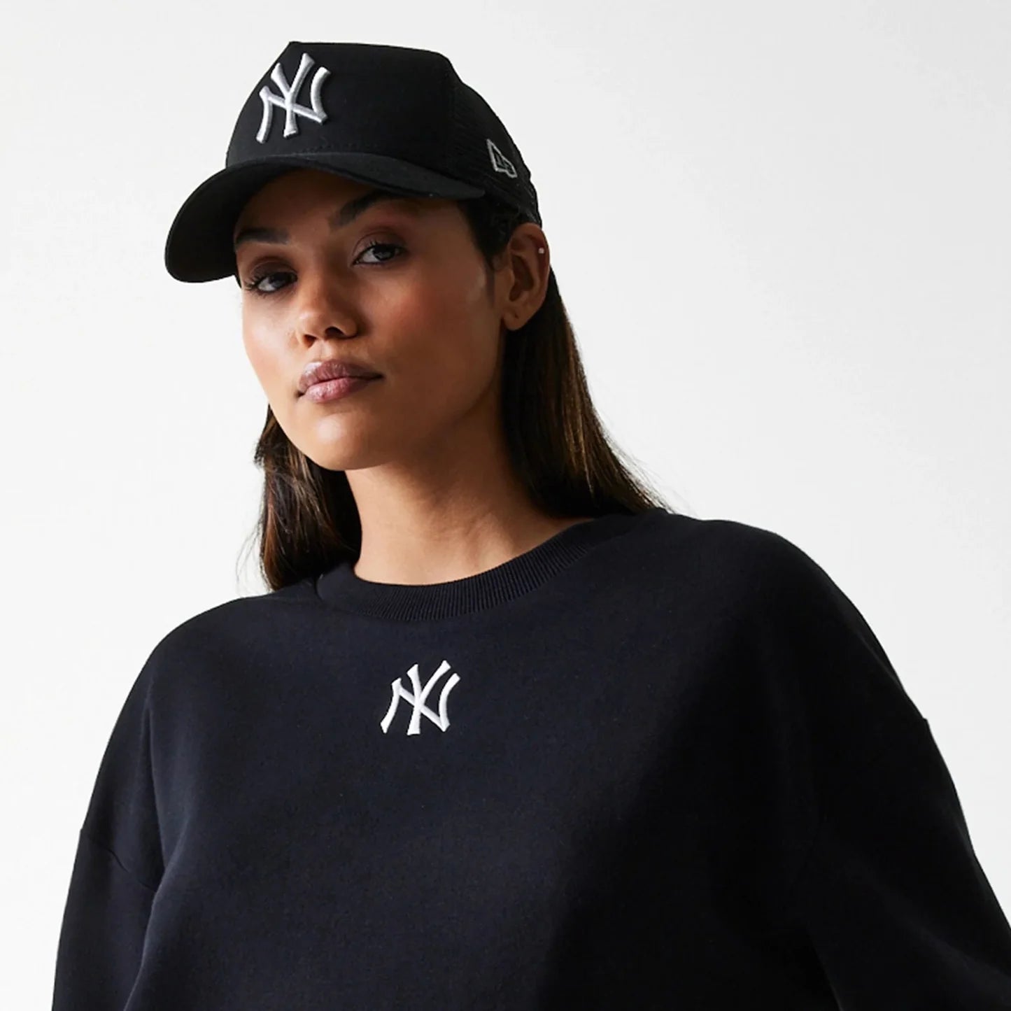 FELPA CROP NY YANKEES MLB ESSENTIAL MIDI