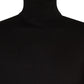 MAGLIONE UOMO A COLLO ALTO IN MAGLIA NERO PETROL INDUSTRIES – REGULAR FIT