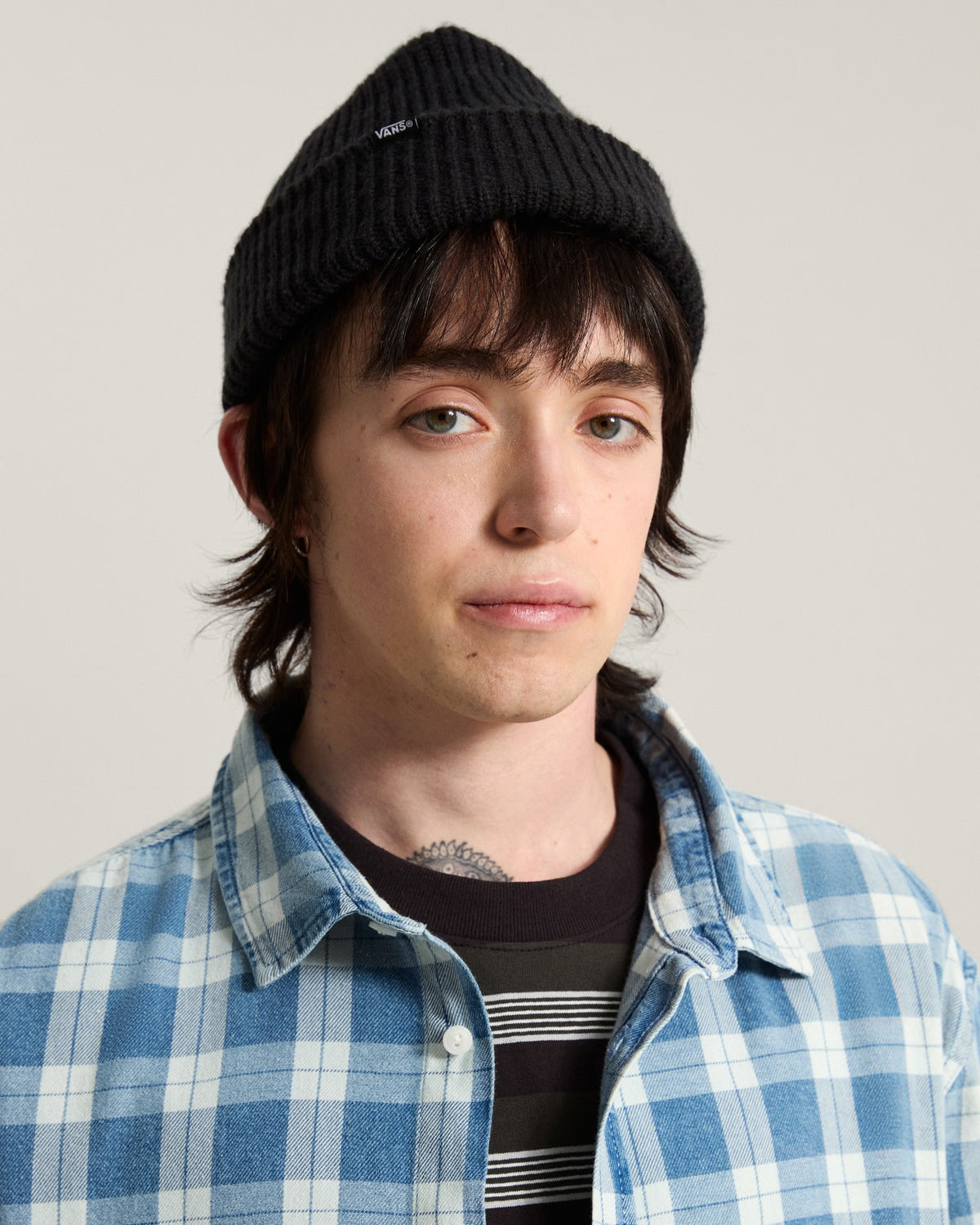 CUFFIA UOMO VANS CORE BASIC CON RISVOLTO – NERO