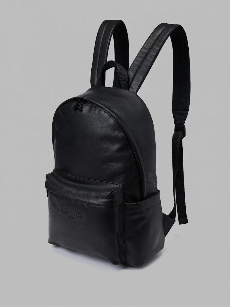 ZAINO UOMO BLAUER NAPER03 IN ECOPELLE – NERO