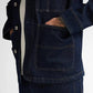 GIACCA UOMO IN DENIM WORKER PETROL INDUSTRIES – BLU
