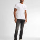 JEANS SLIM FIT UOMO PETROL INDUSTRIES SEAHAM EVERGLADES IN COTONE BIOLOGICO – BLACK STONE/ GRIGIO SCURO
