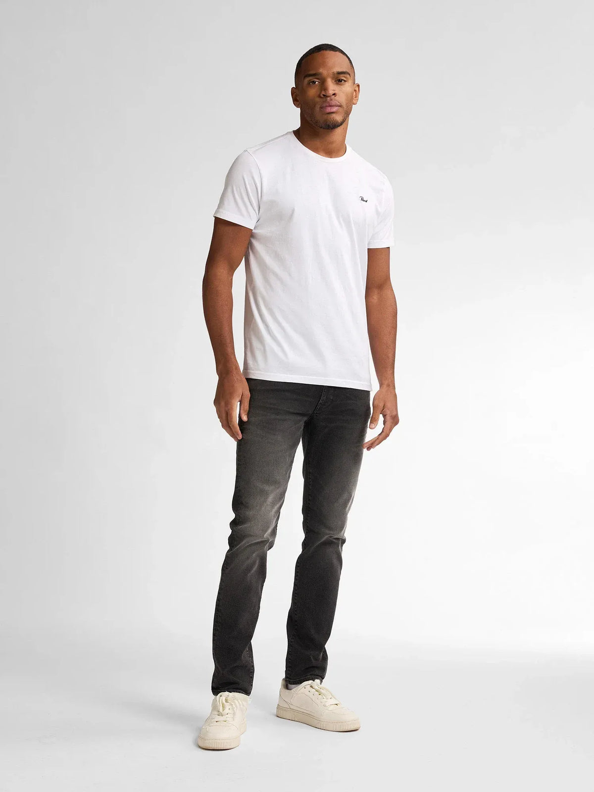 JEANS SLIM FIT UOMO PETROL INDUSTRIES SEAHAM EVERGLADES IN COTONE BIOLOGICO – BLACK STONE/ GRIGIO SCURO