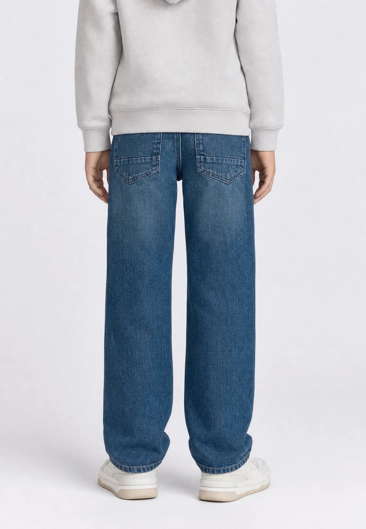 JEANS RAGAZZO PETROL INDUSTRIES LENNOX LOOSE FIT IN COTONE BIOLOGICO – DARK VINTAGE / BLU SCURO