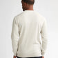 MAGLIONE UOMO GIROCOLLO IN MAGLIA FINE ANTIQUE WHITE MELEE PETROL INDUSTRIES – REGULAR FIT