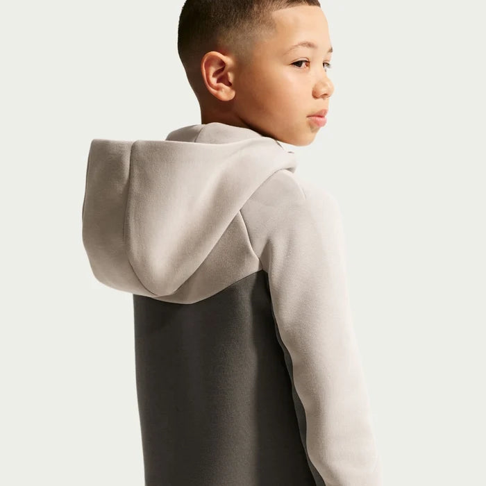 GIACCA RAGAZZO NIKE TECH FLEECE FULL ZIP – GRIGIO