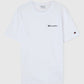 T-SHIRT UOMO CHAMPION ICONS LOGO RICAMATO – BIANCO