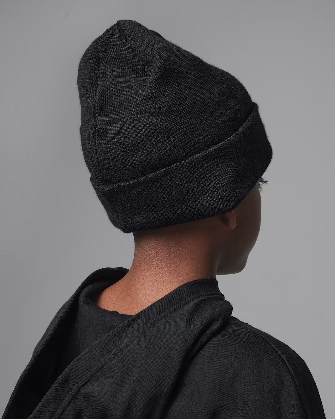 CUFFIA RAGAZZO JORDAN CUFFED BEANIE – NERO