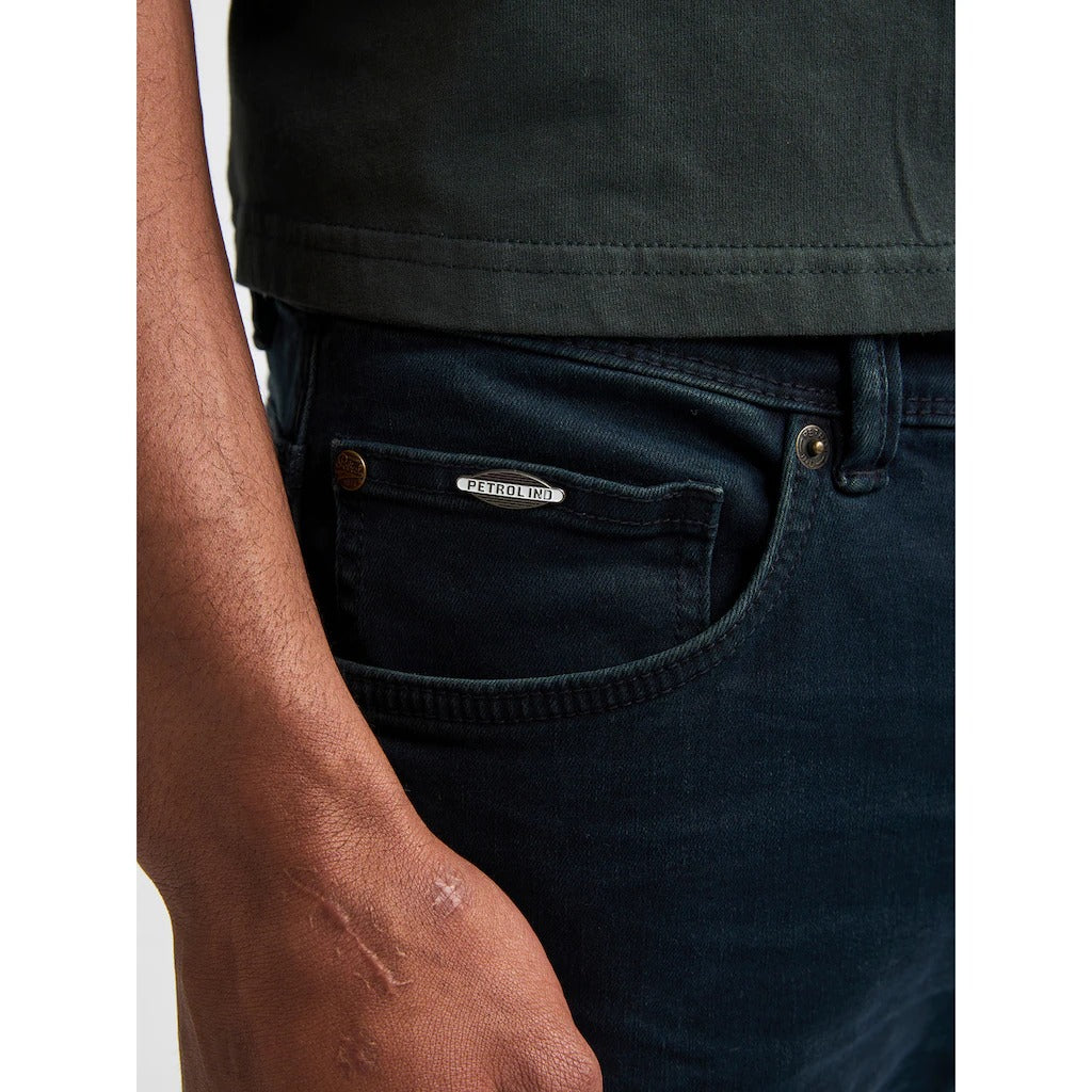 JEANS SLIM FIT UOMO PETROL INDUSTRIES SEAHAM ESSENTIALS – DARK BLUE