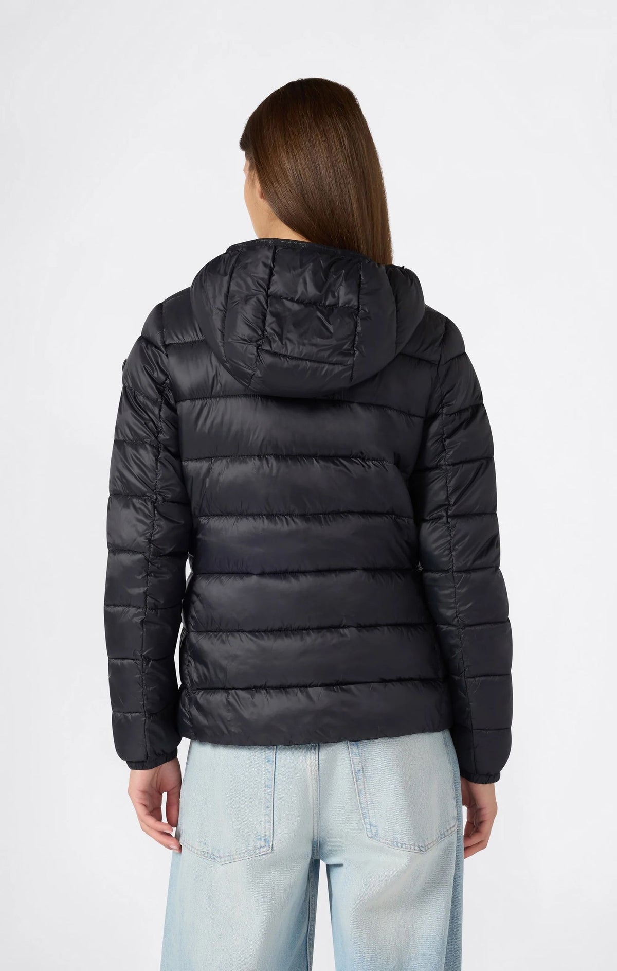 GIACCA DONNA CHAMPION IMBOTTITA CAPPUCCIO – NERO
