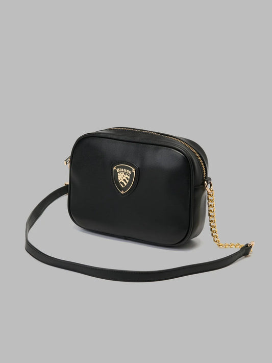 BORSA TRACOLLA DONNA BLAUER HIPS06 IN NYLON – NERO