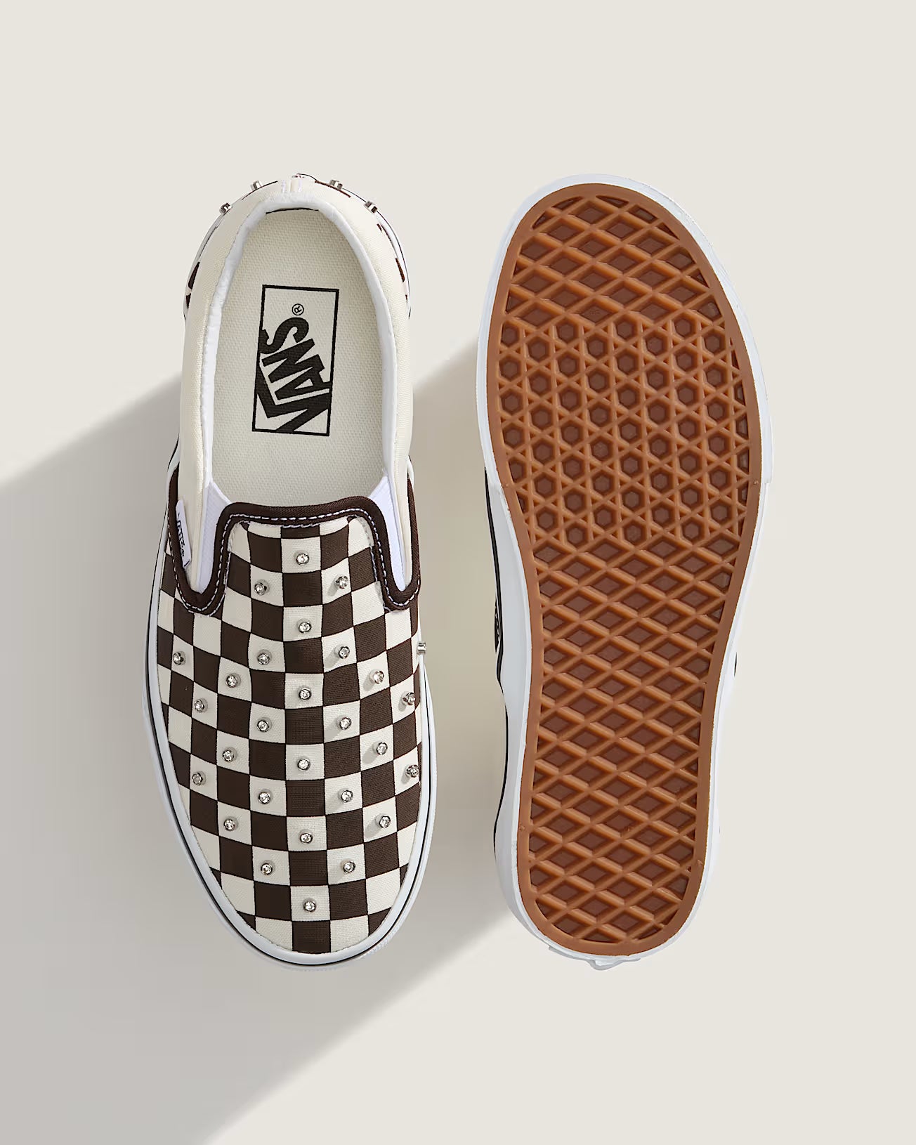SCARPE CLASSIC SLIP-ON RHINESTONE
