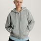 FELPA DONNA VANS SALTON CON CAPPUCCIO E ZIP – GRIGIO