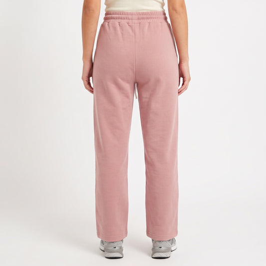 PANTALONE STRASS LOGO WIDE-LEG