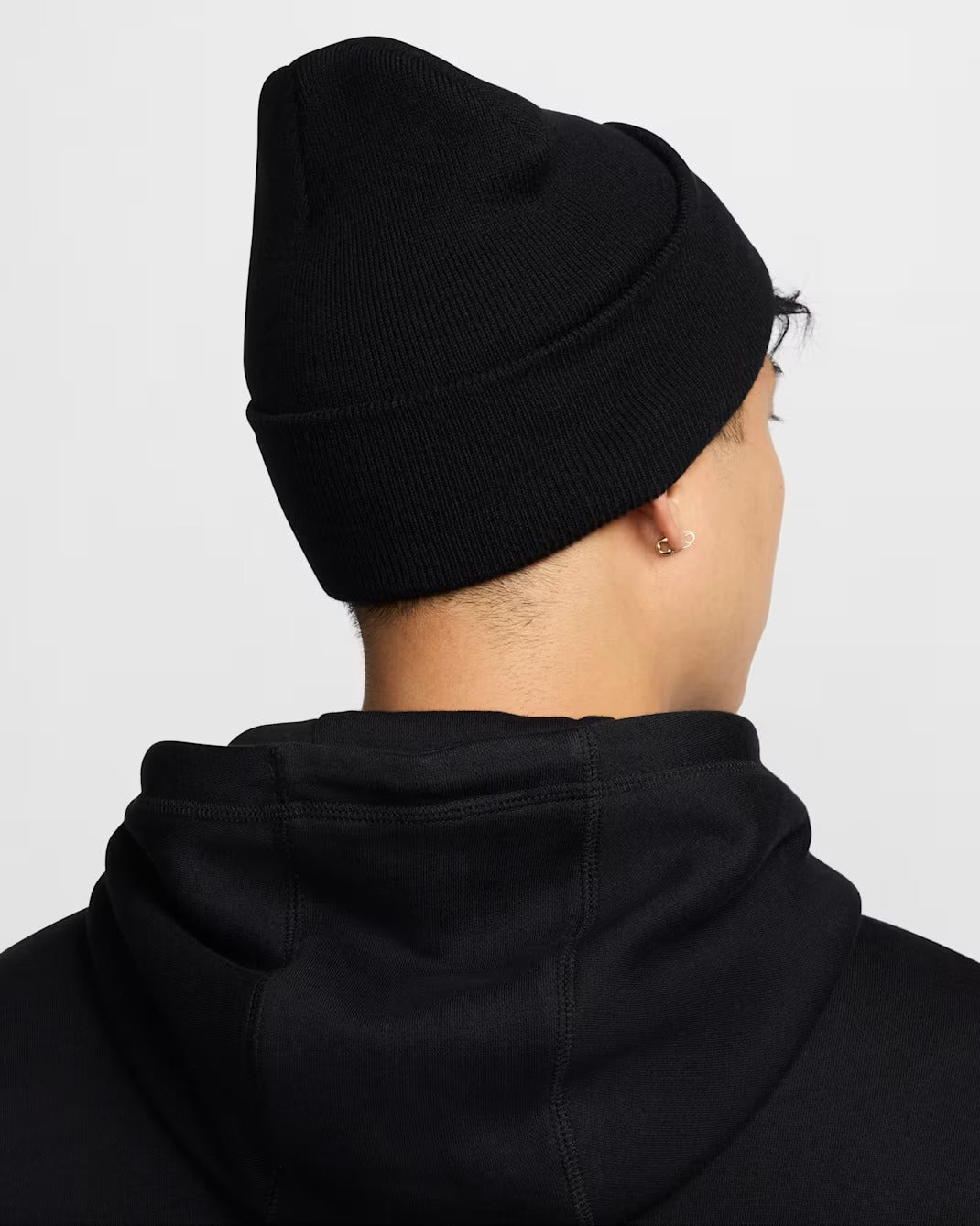 CAPPELLO UNISEX NIKE PEAK SWOOSH BEANIE – NERO