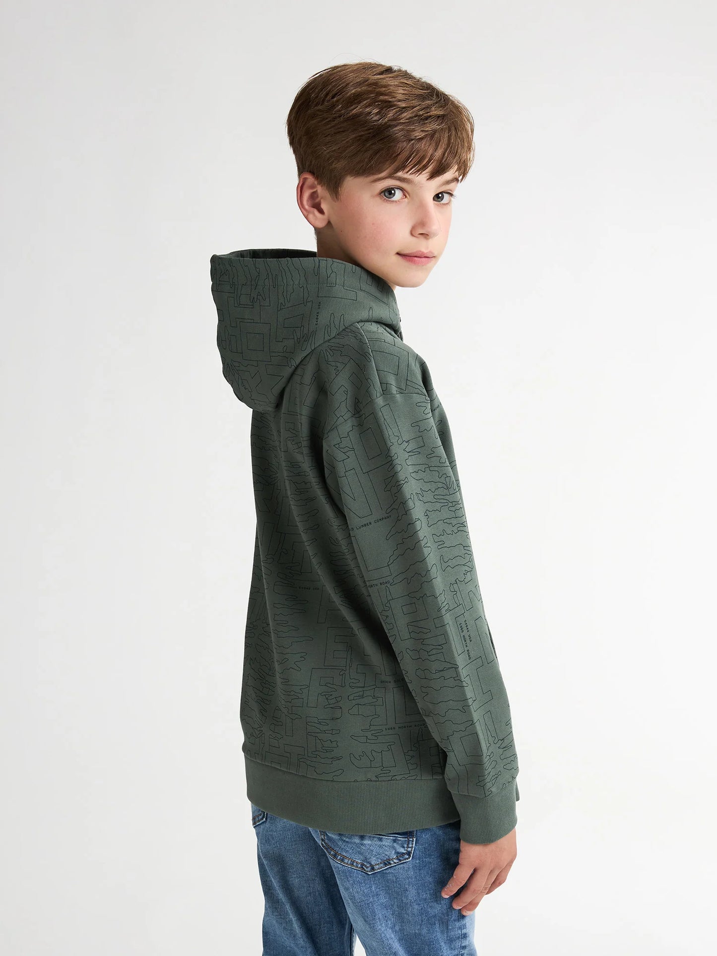 FELPA BOYS ALL-OVER PRINT RIDGE