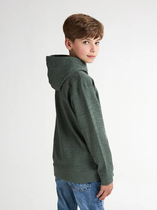 FELPA BOYS ALL-OVER PRINT RIDGE