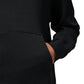 FELPA UOMO JORDAN SMALL LOGO CON CAPPUCCIO – NERO