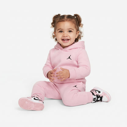 TUTA NEONATO JORDAN BROOKLYN FLEECE SET – ROSA