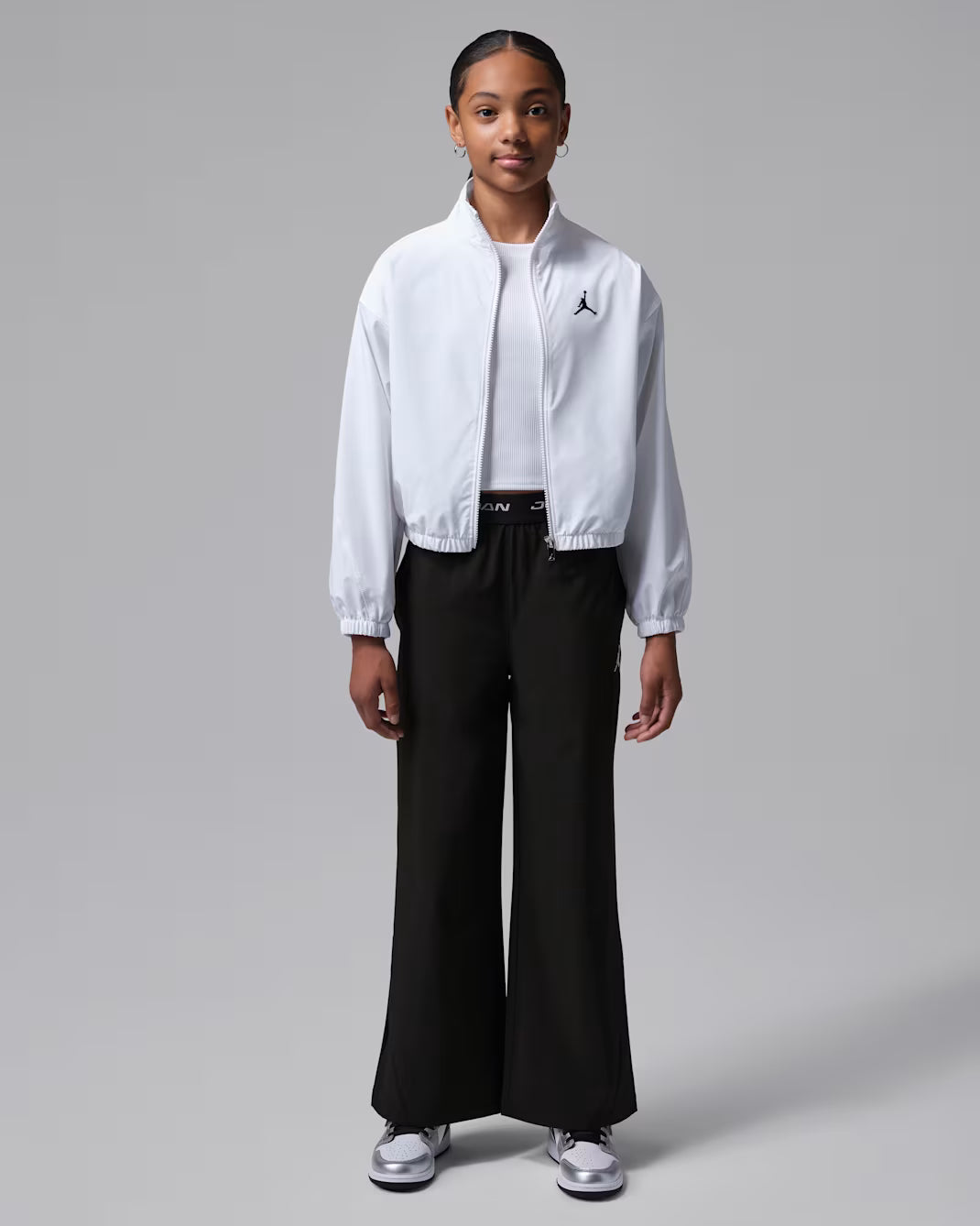 PANTALONI RAGAZZA JORDAN JUMPMAN SPORT WOVEN – NERO