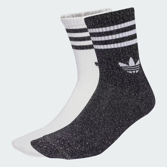 CALZE MID-CUT GLITTER 2 PAIRS