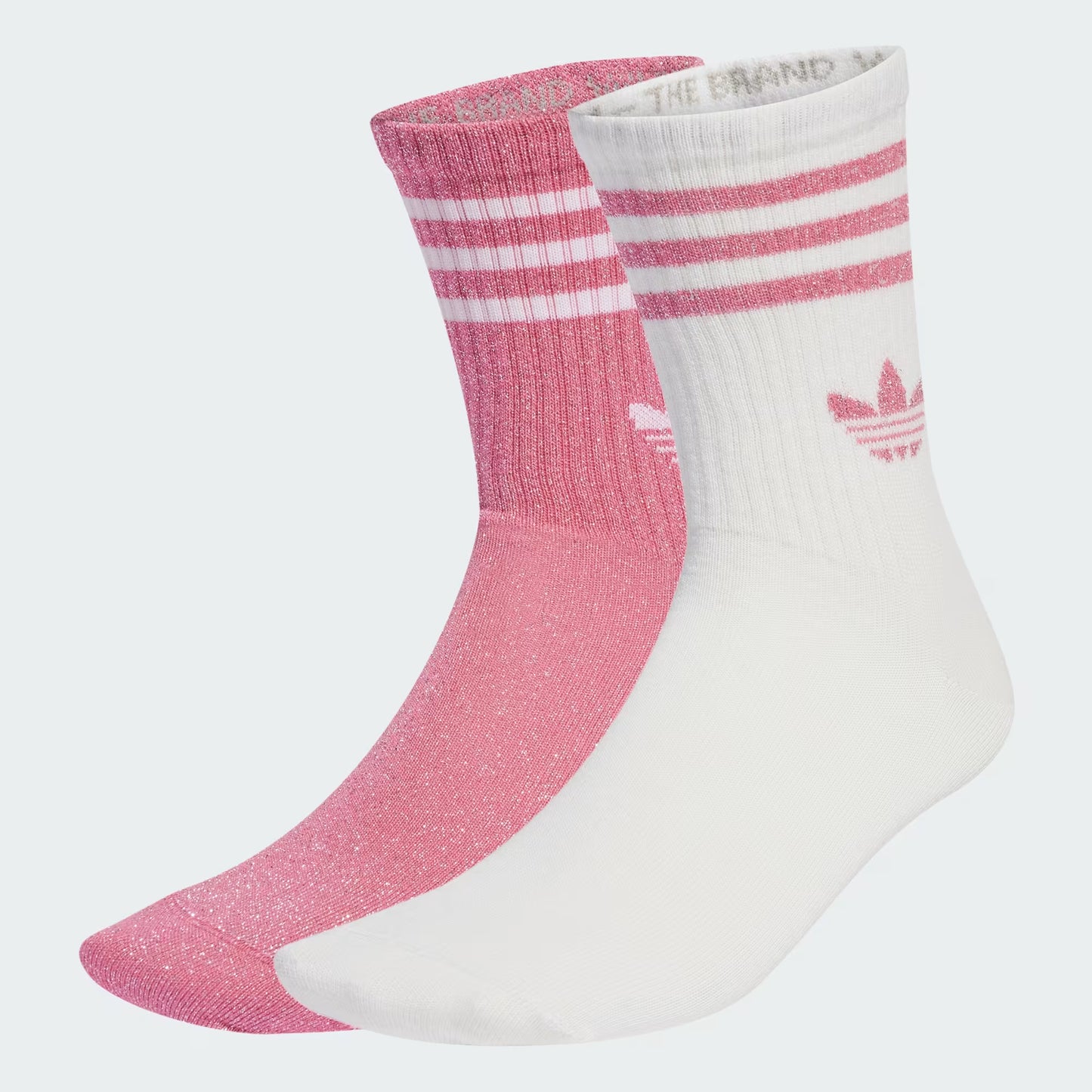 CALZE MID-CUT GLITTER 2 PAIRS