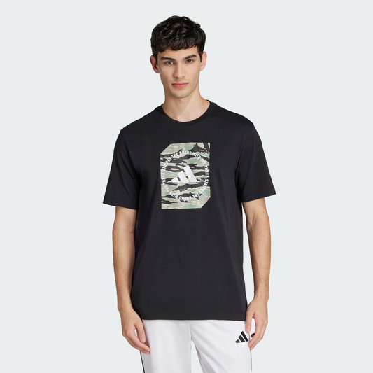 T-SHIRT CAMO SHAPE GRAPHIC