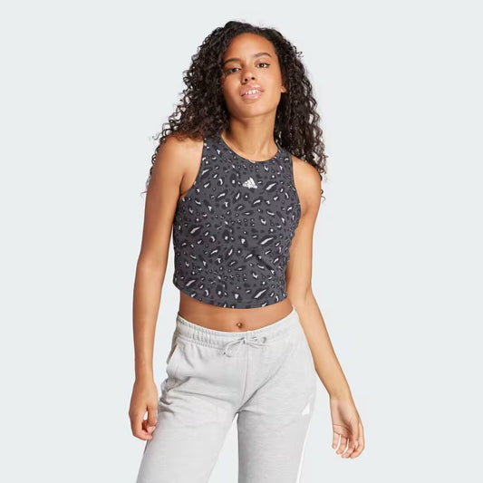 CANOTTA ESSENTIALS ANIMAL-PRINT CROP
