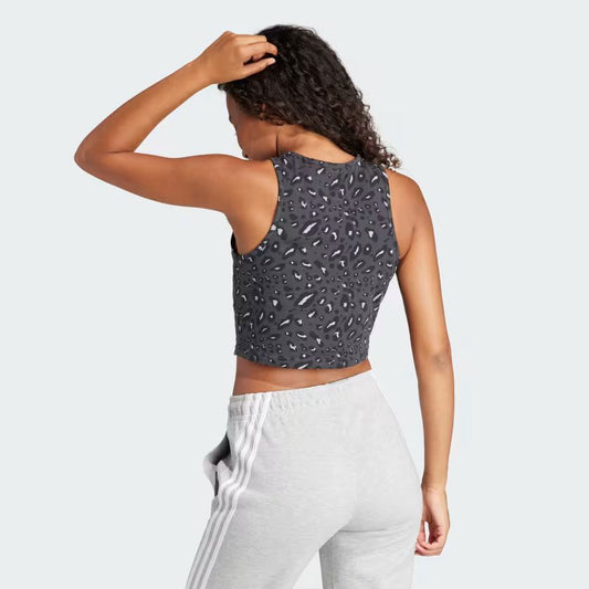 CANOTTA ESSENTIALS ANIMAL-PRINT CROP