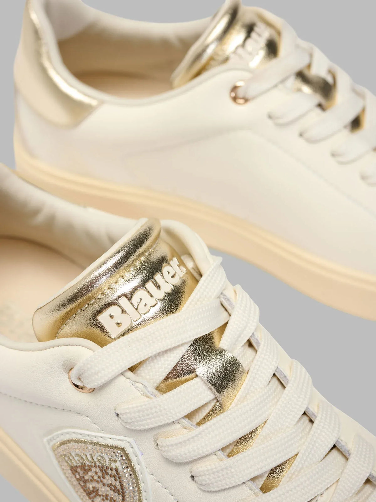 SCARPE DONNA BLAUER VICTORY01 LEM – BIANCO CREMA BLU