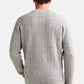 MAGLIONE UOMO GIROCOLLO IN MAGLIA PETROL INDUSTRIES BASIC – LIGHT GREY MELEE