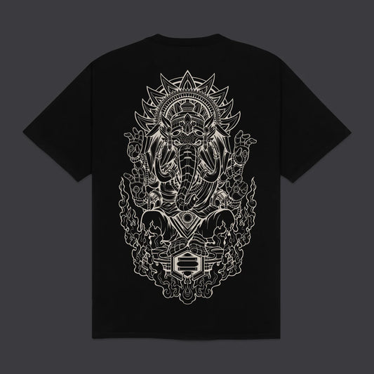 T-SHIRT GANESHA OUTLINE