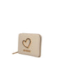 PORTAFOGLIO DONNA LOVE MOSCHINO ZIP AROUND – AVORIO